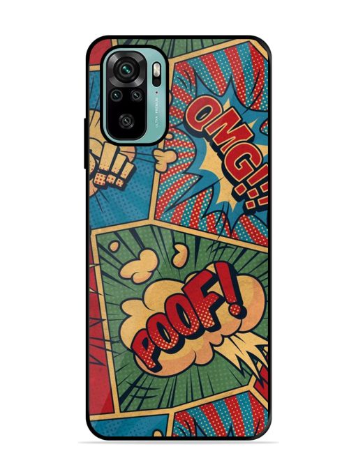 Comic Book Chaos Glossy Soft Edge Case for Xiaomi Redmi Note 11 Se Chachhi