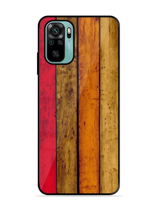 Colorful Woodgrain Glossy Soft Edge Case for Xiaomi Redmi Note 11 Se Chachhi