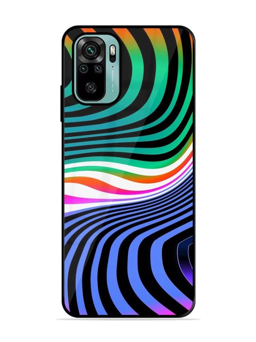 Psychedelic Waves Glossy Soft Edge Case for Xiaomi Redmi Note 11 Se Chachhi