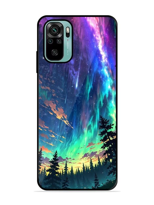 Cosmic Canvas Glossy Soft Edge Case for Xiaomi Redmi Note 11 Se Chachhi