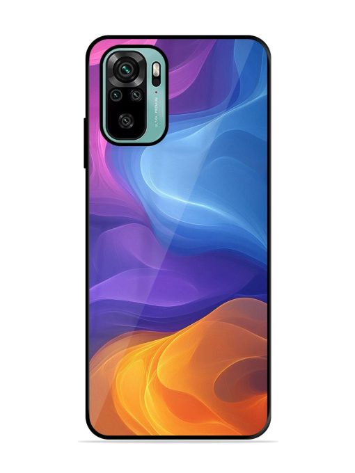 Cosmic Currents Glossy Soft Edge Case for Xiaomi Redmi Note 11 Se Chachhi