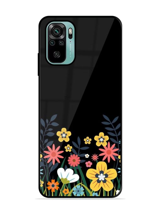 Floral Night Sky Glossy Soft Edge Case for Xiaomi Redmi Note 11 Se Chachhi