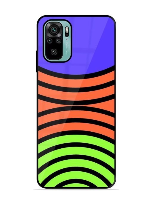 Psychedelic Stripe Symphony Glossy Soft Edge Case for Xiaomi Redmi Note 11 Se Chachhi