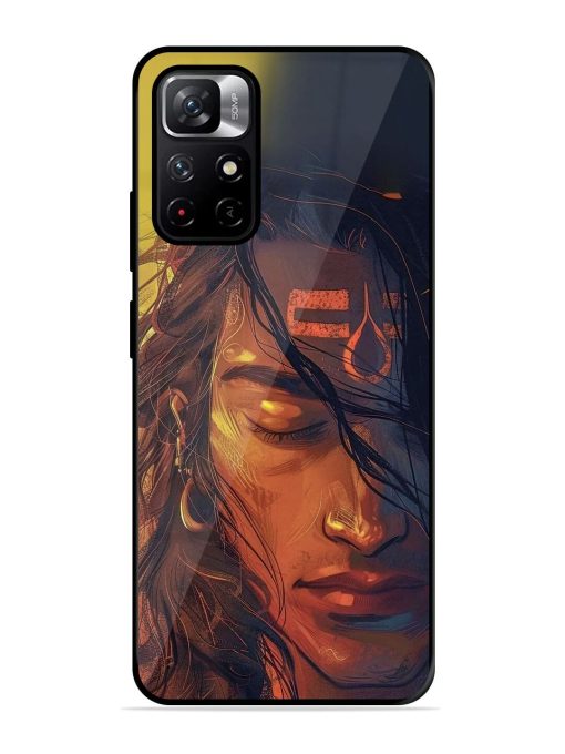 Tranquil Shiva Glossy Soft Edge Case for Xiaomi Redmi Note 11T (5G) Chachhi