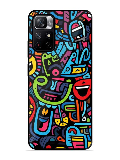 Doodlephoria Glossy Soft Edge Case for Xiaomi Redmi Note 11T (5G) Chachhi