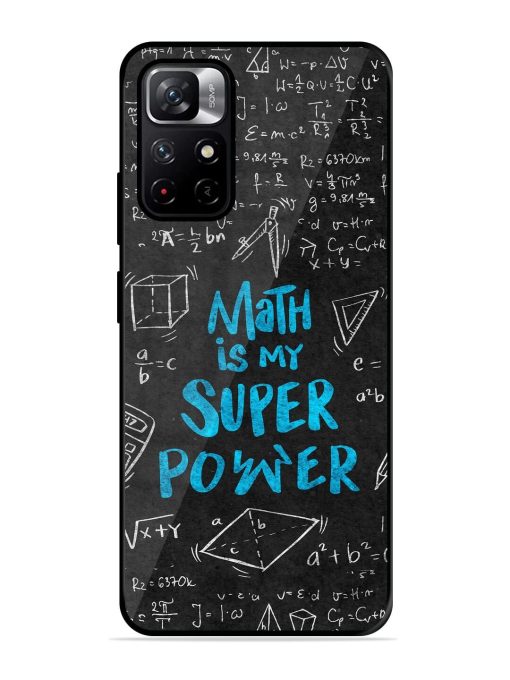 Math Magic Glossy Soft Edge Case for Xiaomi Redmi Note 11T (5G) Chachhi