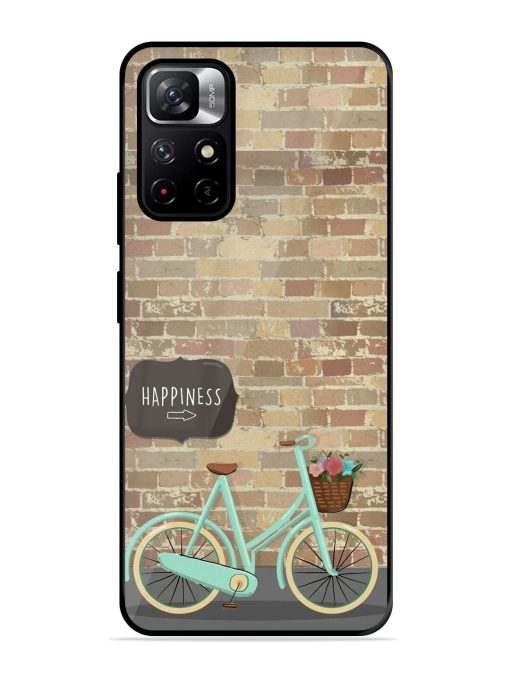 Pedaling Towards Happiness Glossy Soft Edge Case for Xiaomi Redmi Note 11T (5G) Chachhi