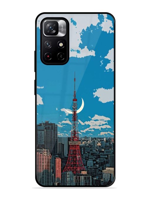 Tokyo Twilight Glossy Soft Edge Case for Xiaomi Redmi Note 11T (5G) Chachhi