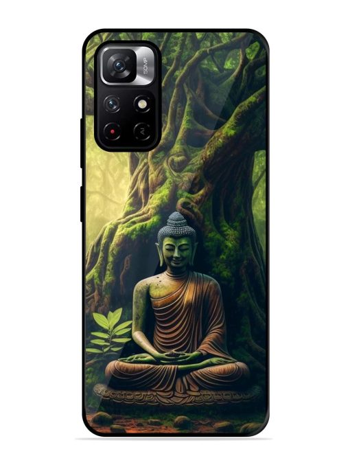 Green Buddha Art Glossy Soft Edge Case for Xiaomi Redmi Note 11T (5G) Chachhi