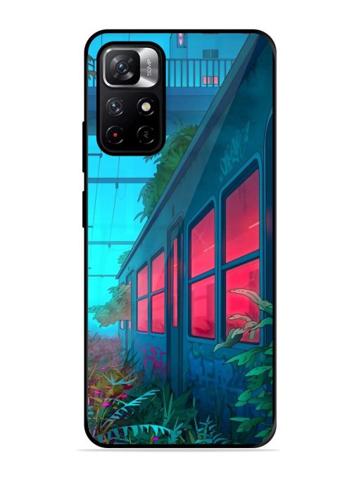 Urban Jungle Glossy Soft Edge Case for Xiaomi Redmi Note 11T (5G) Chachhi