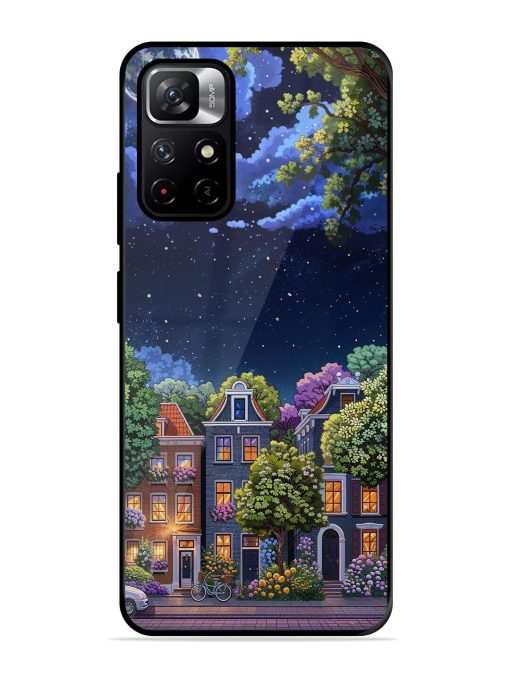 Moonlit Streets Glossy Soft Edge Case for Xiaomi Redmi Note 11T (5G) Chachhi