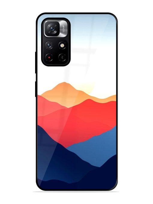 Sunset Peaks Glossy Soft Edge Case for Xiaomi Redmi Note 11T (5G)