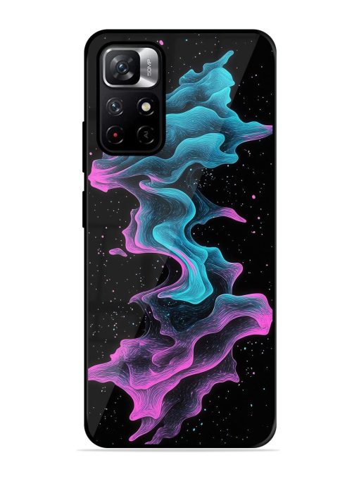 Cosmic Currents Glossy Soft Edge Case for Xiaomi Redmi Note 11T (5G) Chachhi