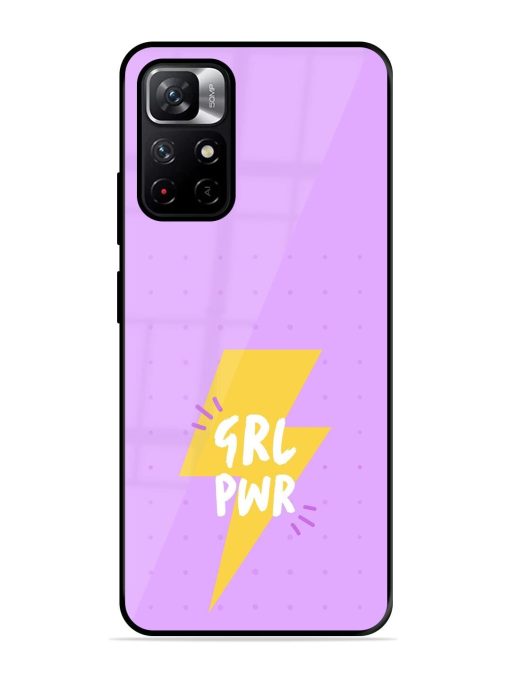 Girl Power Spark Glossy Soft Edge Case for Xiaomi Redmi Note 11T (5G) Chachhi