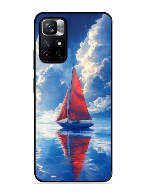 Crimson Sails Glossy Soft Edge Case for Xiaomi Redmi Note 11T (5G) Chachhi