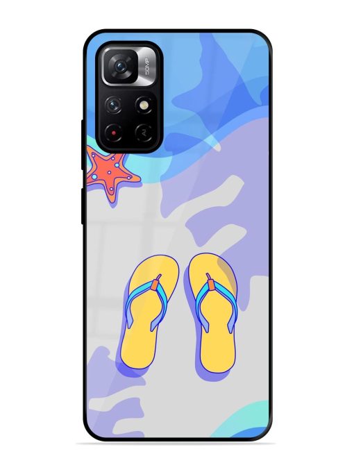 Sandy Toes And Salty Seas Glossy Soft Edge Case for Xiaomi Redmi Note 11T (5G) Chachhi