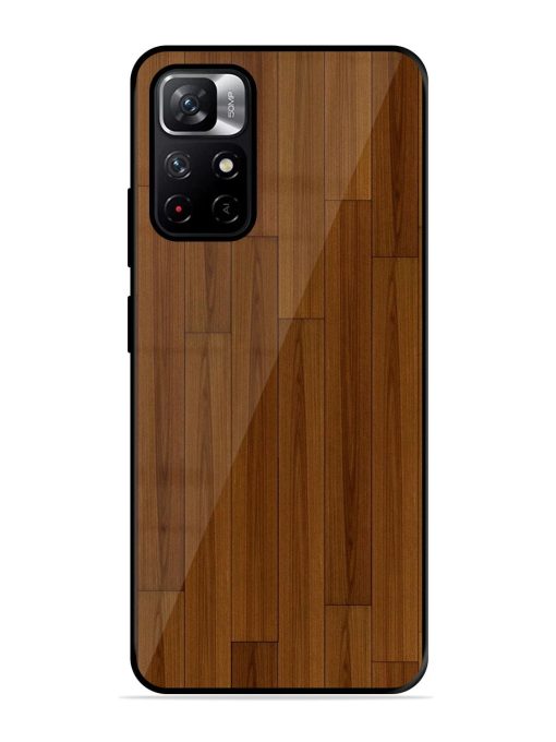 Warm Woodgrain Glossy Soft Edge Case for Xiaomi Redmi Note 11T (5G) Chachhi