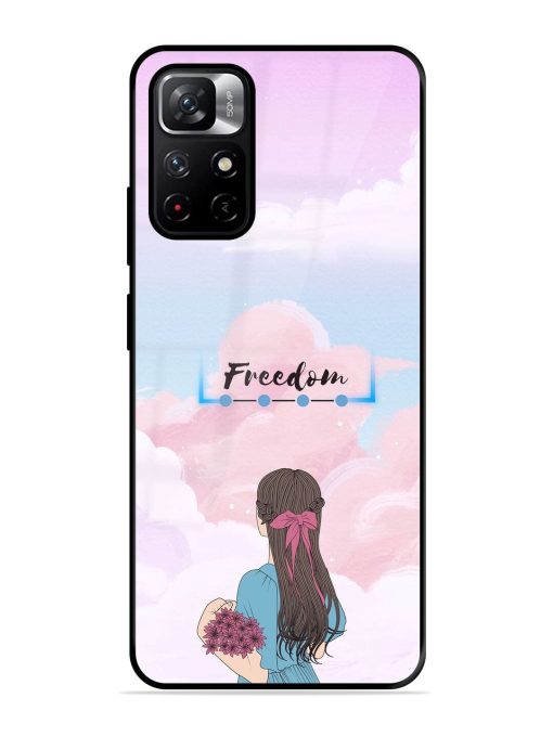 Skyward Dreams Glossy Soft Edge Case for Xiaomi Redmi Note 11T (5G) Chachhi