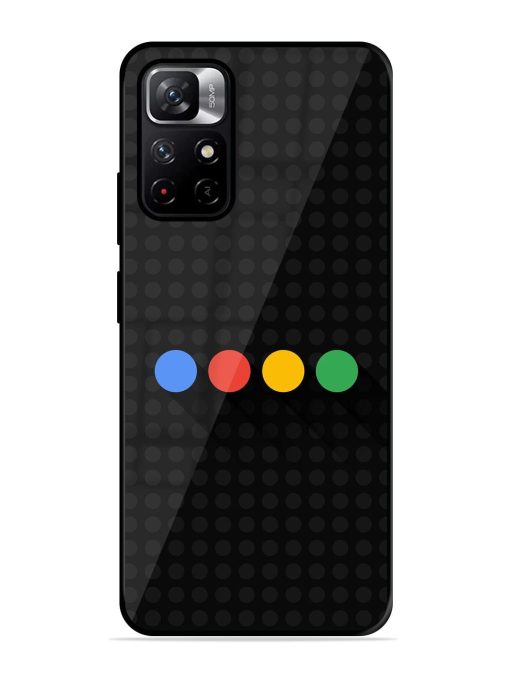 Google Dots Glossy Soft Edge Case for Xiaomi Redmi Note 11T (5G) Chachhi