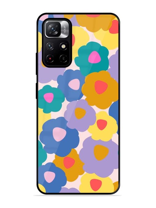 Flower Power Glossy Soft Edge Case for Xiaomi Redmi Note 11T (5G) Chachhi