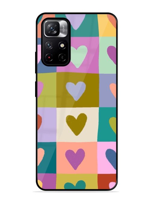 Box Of Hearts Glossy Soft Edge Case for Xiaomi Redmi Note 11T (5G) Chachhi