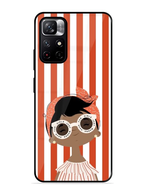 Girls Just Wanna Have Fun Glossy Soft Edge Case for Xiaomi Redmi Note 11T (5G) Chachhi