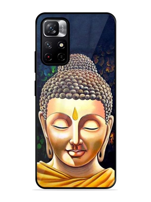 Buddha Face Glossy Soft Edge Case for Xiaomi Redmi Note 11T (5G) Chachhi