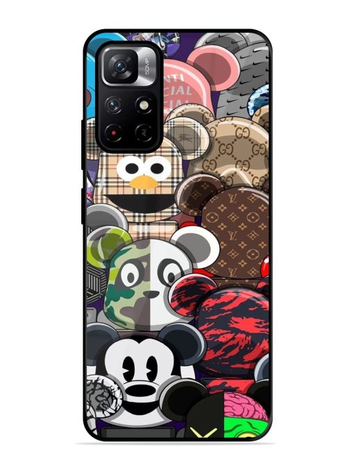 Streetwear Bearbrick Extravaganza Glossy Soft Edge Case for Xiaomi Redmi Note 11T (5G) Chachhi