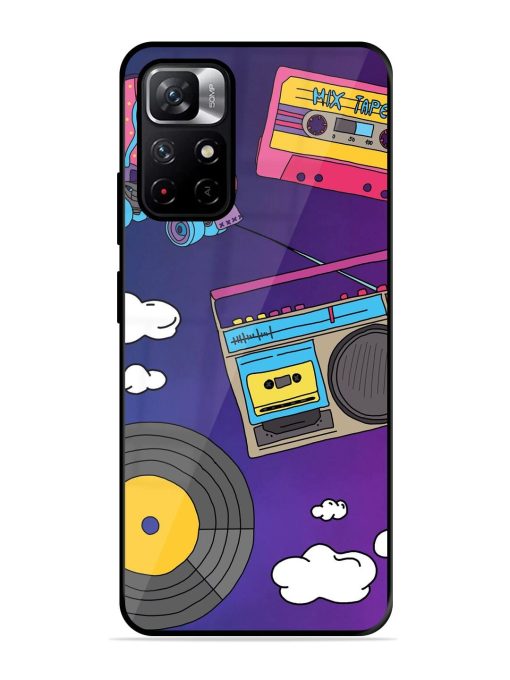 Retro Vibes Glossy Soft Edge Case for Xiaomi Redmi Note 11T (5G) Chachhi