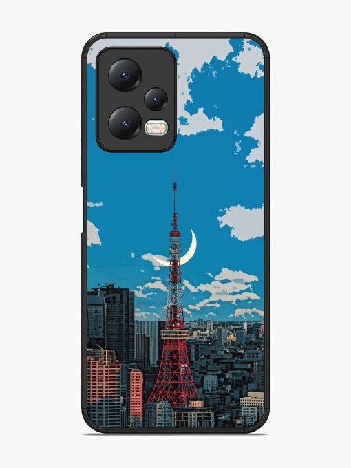 Tokyo Twilight Glossy Soft Edge Case for Xiaomi Redmi Note 12 (5G) Chachhi