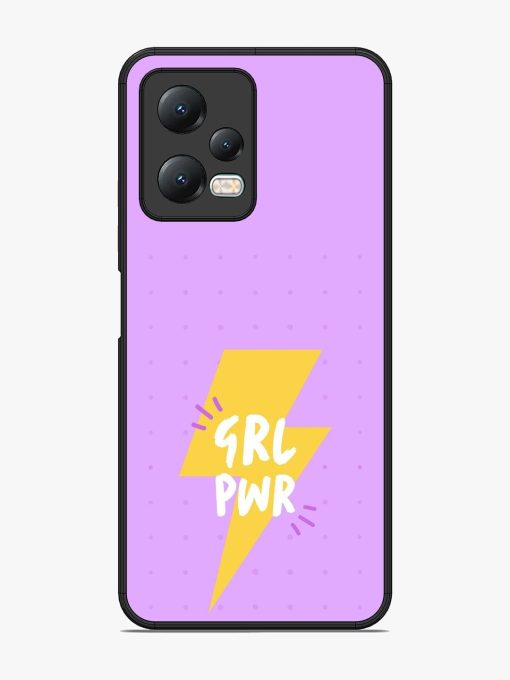 Girl Power Spark Glossy Soft Edge Case for Xiaomi Redmi Note 12 (5G) Chachhi