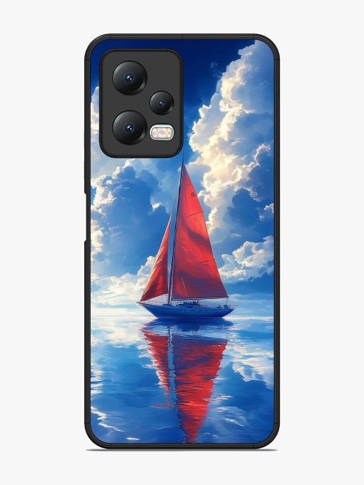 Crimson Sails Glossy Soft Edge Case for Xiaomi Redmi Note 12 (5G) Chachhi