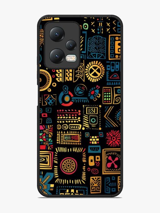 Tribal Tapestry Glossy Soft Edge Case for Xiaomi Redmi Note 12 (5G) Chachhi