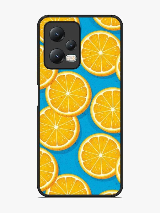 Citrus Symphony Glossy Soft Edge Case for Xiaomi Redmi Note 12 (5G) Chachhi