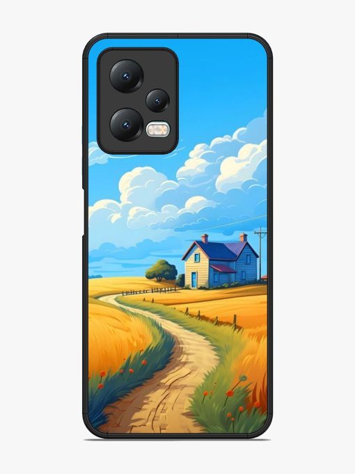 Countryside Cottage Glossy Soft Edge Case for Xiaomi Redmi Note 12 (5G) Chachhi