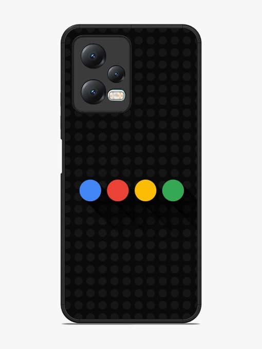 Google Dots Glossy Soft Edge Case for Xiaomi Redmi Note 12 (5G) Chachhi