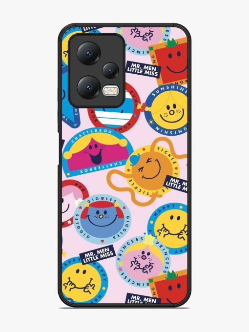 Whimsical Mr. Men & Little Miss Glossy Soft Edge Case for Xiaomi Redmi Note 12 (5G) Chachhi