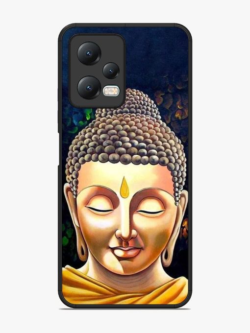 Buddha Face Glossy Soft Edge Case for Xiaomi Redmi Note 12 (5G) Chachhi