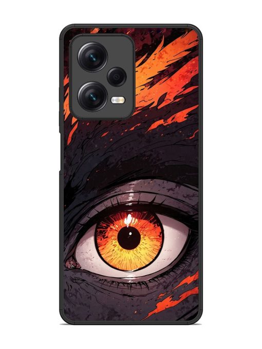 Inferno Gaze Glossy Soft Edge Case for Xiaomi Redmi Note 12 Pro (5G) Chachhi