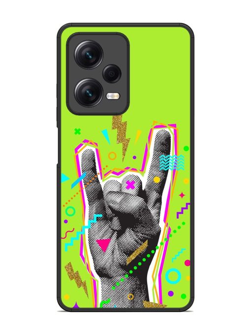 Neon Rock Glossy Soft Edge Case for Xiaomi Redmi Note 12 Pro (5G) Chachhi