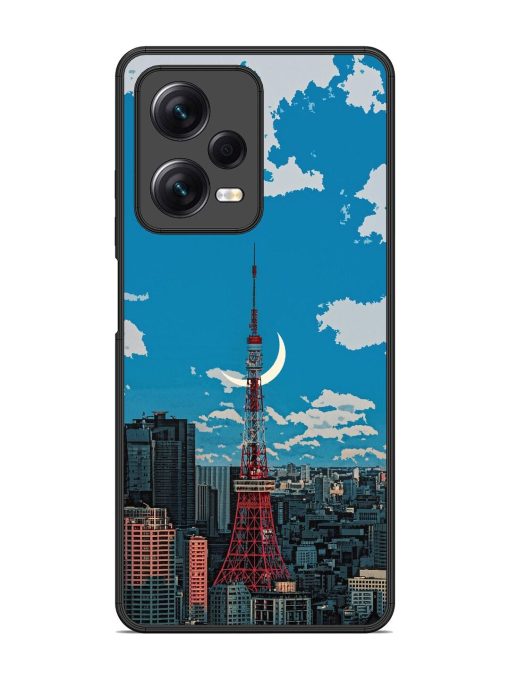 Tokyo Twilight Glossy Soft Edge Case for Xiaomi Redmi Note 12 Pro (5G) Chachhi