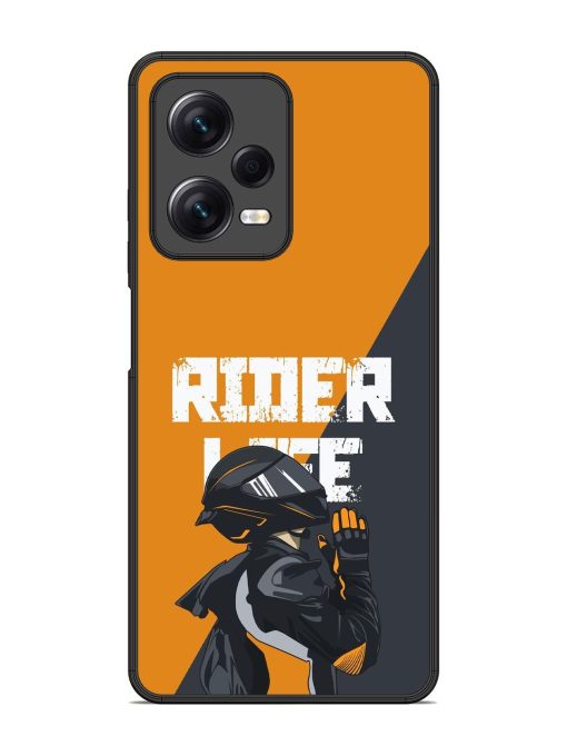 Ride Never Ends Glossy Soft Edge Case for Xiaomi Redmi Note 12 Pro (5G)