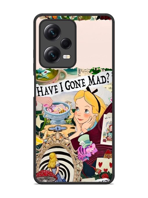 Mad Hatter'S Collage Glossy Soft Edge Case for Xiaomi Redmi Note 12 Pro (5G)