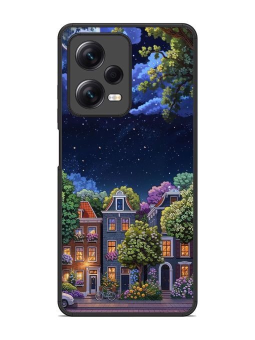 Moonlit Streets Glossy Soft Edge Case for Xiaomi Redmi Note 12 Pro (5G) Chachhi