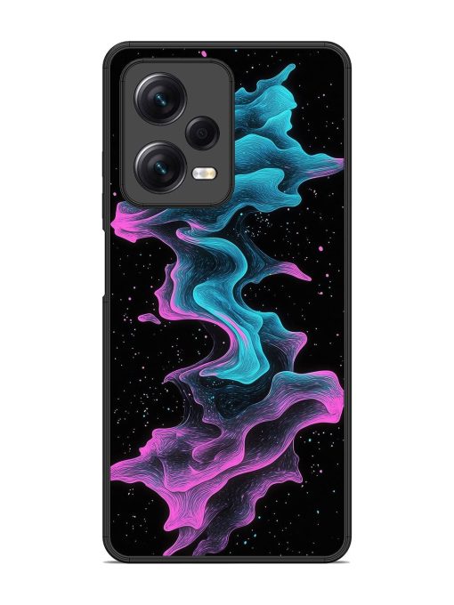 Cosmic Currents Glossy Soft Edge Case for Xiaomi Redmi Note 12 Pro (5G) Chachhi