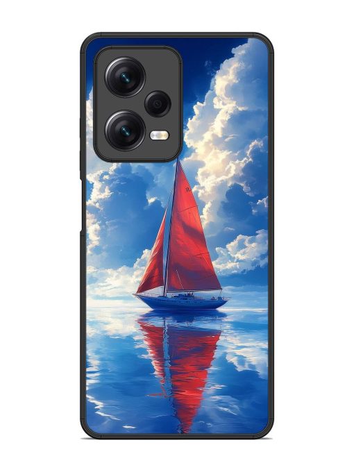 Crimson Sails Glossy Soft Edge Case for Xiaomi Redmi Note 12 Pro (5G) Chachhi