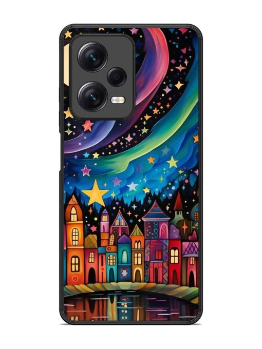 Starlit Village Glossy Soft Edge Case for Xiaomi Redmi Note 12 Pro (5G) Chachhi