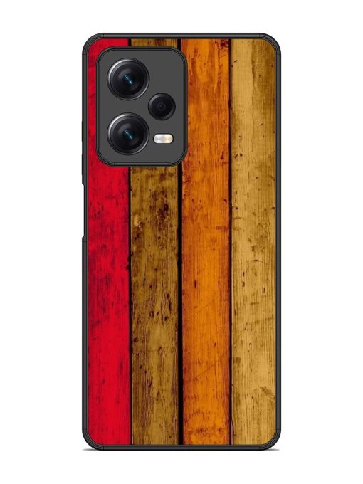 Colorful Woodgrain Glossy Soft Edge Case for Xiaomi Redmi Note 12 Pro (5G) Chachhi