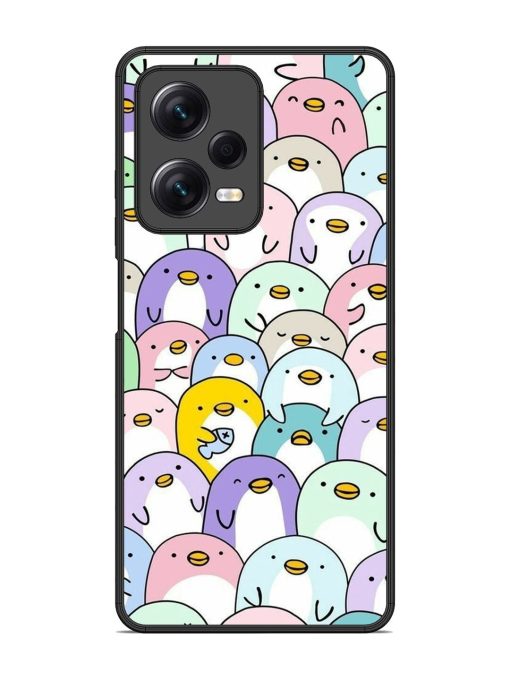 Penguin Party Glossy Soft Edge Case for Xiaomi Redmi Note 12 Pro (5G) Chachhi