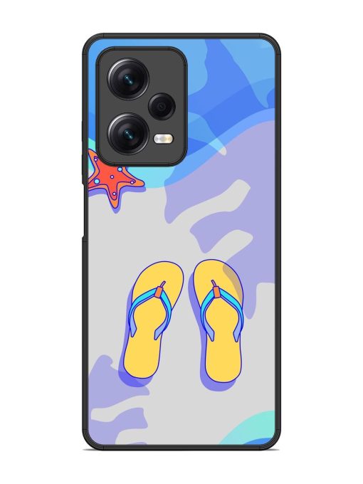 Sandy Toes And Salty Seas Glossy Soft Edge Case for Xiaomi Redmi Note 12 Pro (5G) Chachhi